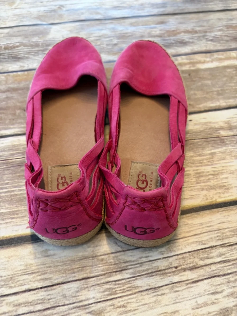 UGG‎ Women's Fuchsia Espadrille Flats